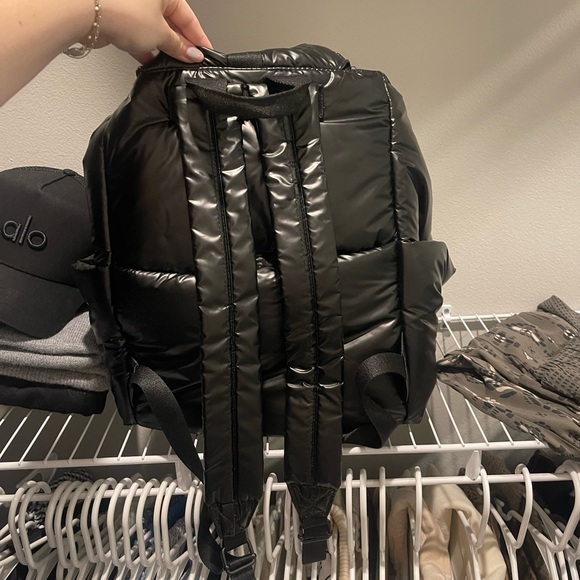 Beis The Puffy Backpack in Black - Picture 5 of 6